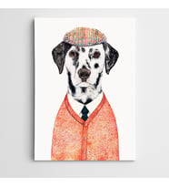 Köpek Modern Sanat Kanvas Tablo