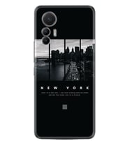 Xiaomi 12 Lite Kılıf Silikon Desen Özel Seri New York 1612