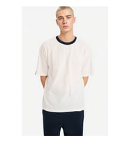 Defacto 26Y801002460 Ekru Erkek T-Shirt F8673AX/ER105