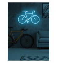 Bisiklet Figürlü Neon Tabela