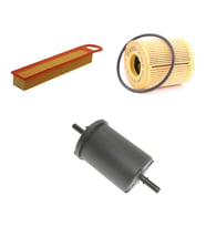 Bosch Filtre Bakım Seti Citroen C3 1.4 Vti 1.6 Vti Benzinli 2009-2017 Hava + Yağ f. + Yakıt Filtre Bosch
