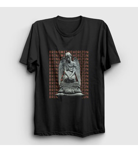 Presmono Unisex Siyah Angels Bring Me The Horizon T-Shirt 20576tt