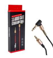 Powermaster 3.5 Mm Erkek Erkek 1.Kalite Kutulu Stereo Aux L Ses Uçlu Kablo