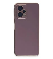 Newface Xiaomi Poco X5 5G Kılıf Volet Silikon - Mor