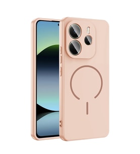 Xiaomi Redmi Note 14 4G Uyumlu Kılıf M-safe Şarj Özellikli Zore Meta Kapak