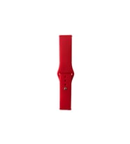 Huawei GT2 46mm Uyumlu Band Serisi 22mm Klasik Kordon Silikon Strap Kayış (Kırmızı)