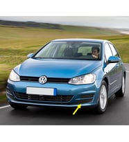 VW Golf 7 2013-2017 Ön Tampon Sol Izgara Kapak Siyah 5G0853665