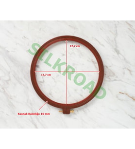Nurge No:1 Vidalı Plastik Kasnak - Nakış Kasnağı 177mm - 10 Mm NO:170-1