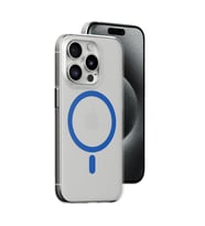 Joko Apple İphone 15 Pro Kılıf Bubble Magsafe Kapak - Mavi