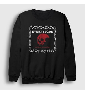 Presmono Unisex Siyah Southern Discomfort Eyehategod Sweatshirt 551569tt