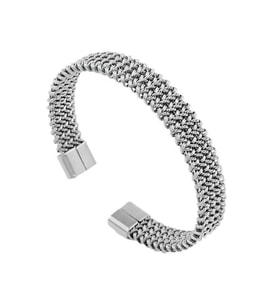 Chavin 10 mm. Hasır Kelepçe Dizayn Çelik Erkek Bileklik eu23by