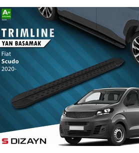 S-Dizayn Fiat Scudo 3 Uzun Şase TrimLine Gri Yan Basamak 248 Cm 2020 Üzeri