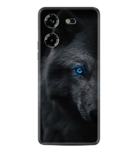 Tecno Pova 5 Kılıf Resimli Desenli Silikon Platinium Series Dark Wolfs 1834