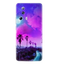Xiaomi 13 Lite Kılıf Resimli Desenli Silikon Platinium Series Purple Way 1843