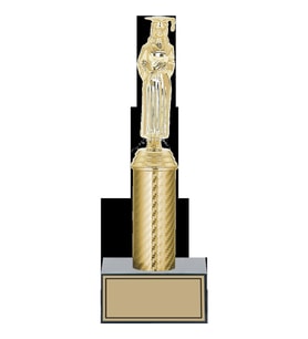 ODAK KUPA - Figürlü Kupalar - Mezuniyet Kadın Figürlü Kupalar FG-007 B - 28 cm