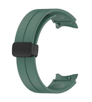 Microsonic Samsung Galaxy Watch 7 40mm Kordon Ribbon Line Yeşil (Yeşil)