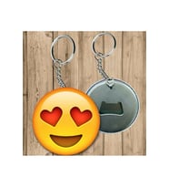 Kalpli Surat Emoji Anahtarlık - Açacaklı Anahtarlık