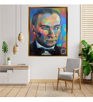 ÇERÇEVELİ ATATÜRK TABLO S318