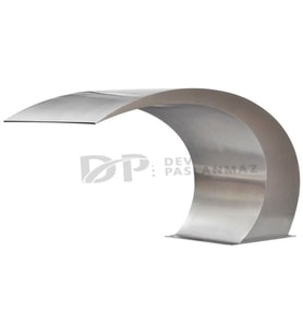 DEV PASLANMAZ Lüks Tipi Havuz Şelalesi 500x1000 Mm 316 Kalite 1,2 Mm Paslanmaz Çelik