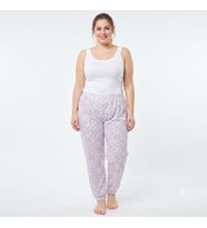 3 Adet ES Eyüp Selda Yazlık Büyük Beden Lastikli Anne Pijama Altı