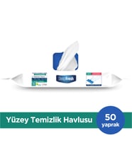 DeepFresh Mop Uyumlu İz Bırakmaz Yer Temizleme Havlusu 50 Yaprak
