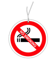 No Smoking Tasarımlı Dekoratif Oto Araç Kokusu