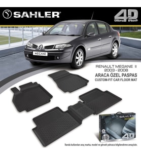 Renault Megane 2 Havuzlu Paspas 4,5D Sahler 2003-2008