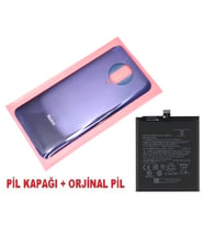 Xiaomi POCO F2 PRO Arka Kapak Batarya Pil Kapağı + PİL (CAM) MOR