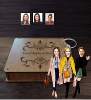Kişiye Özel Bride To Be Bekarlığa Veda Karikatürlü Ahşap Anahtarlık Kutulu Mod2