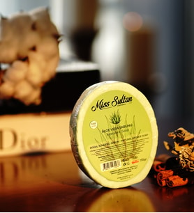 %100 Doğal Aloe Veralı Süngerli Sabun ALOE3424