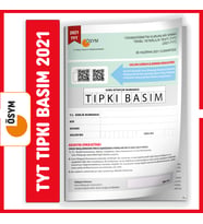 YKS-TYT 2021 ÖSYM Tıpkı Basım Türkiye Geneli Dijital Çözümlü Çıkmış Soru Kitapçı (Beyaz)