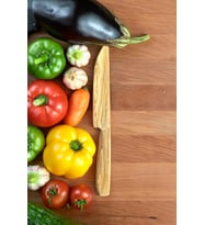 Zeytin Ağacı Bıçak  21 Cm El Yapımı Ahşap Bıçak Doğal Ağaç Bıçak