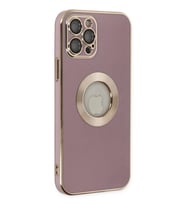 Newface Apple iPhone 12 Pro Kılıf Store Silikon - Mor