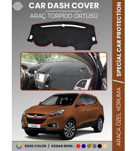 HYUNDAİ İX35 (2009-2015) Torpido Örtüsü Ön Göğüs Koruma Tam Uyum Çatlamayı Önler Kaymaz Kolay Montaj