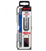 Rotring Tikky 0.5 Versatil Kalem Silgi+Uç Seti Mavi
