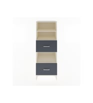 Hyperion Dolap 3 Raflı 2 Çekmeceli 60x44x163 Aytaşı-Antrasit