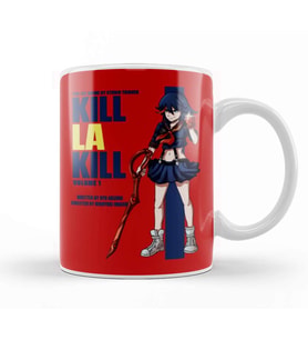 Kill La Kill Kill Covers Red Kupa Bardak Porselen
