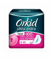 Orkid Ultra Extra 7 li Hijyenik Ped Uzun