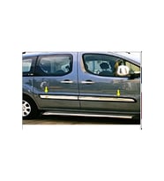 Peugeot Partner Tepee Krom Yan Kapı Çıtası 4 Kapı 2008 Üzeri P.Çelik