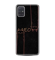 Samsung a71 A72 A73 A7 A9 2018 C7 C9 Kılıf Desenli Silikon Meow 1657