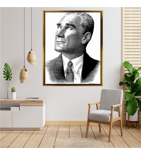 ÇERÇEVELİ ATATÜRK TABLO S521