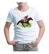 At 10 Beyaz Çocuk Tshirt