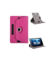 Vorcom Tablet Serisi Uyumlu Universal 10.1 inç Pu Deri Standlı Tablet Kılıfı Ultra﻿Pad-QuartzPro-S Tab7-QuartzLITE (Pembe)