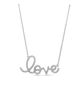 0.25 Karat Love Pırlanta Kolye