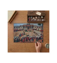 Sultan III. Selim Bayram Töreni Tasarımı 240 parça Ahşap Puzzle Ahşap Kutuda MP01495
