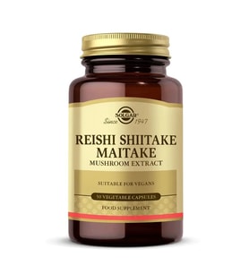 Solgar Reishi Shitake Maitake Mushrom 50 Kapsül