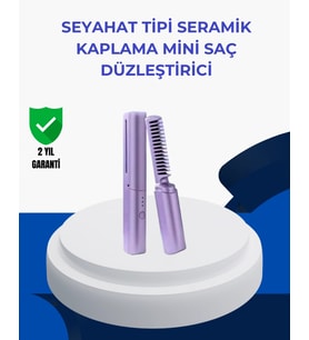 Taşınabilir Saç Düzleştirici Tarak – Ayarlanabilir Isı Kontrollü