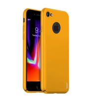 Buff iPhone 8 ile Uyumlu Slim Fit Kılıf Yellow (Sarı)