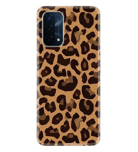 Kılıfland Oppo A74 Kılıf Silikon Resimli Kapak Tiger Pattern Stok 656