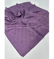 Koza %50 Floush %50 Cotton Eşarp -1050950 (Mor)